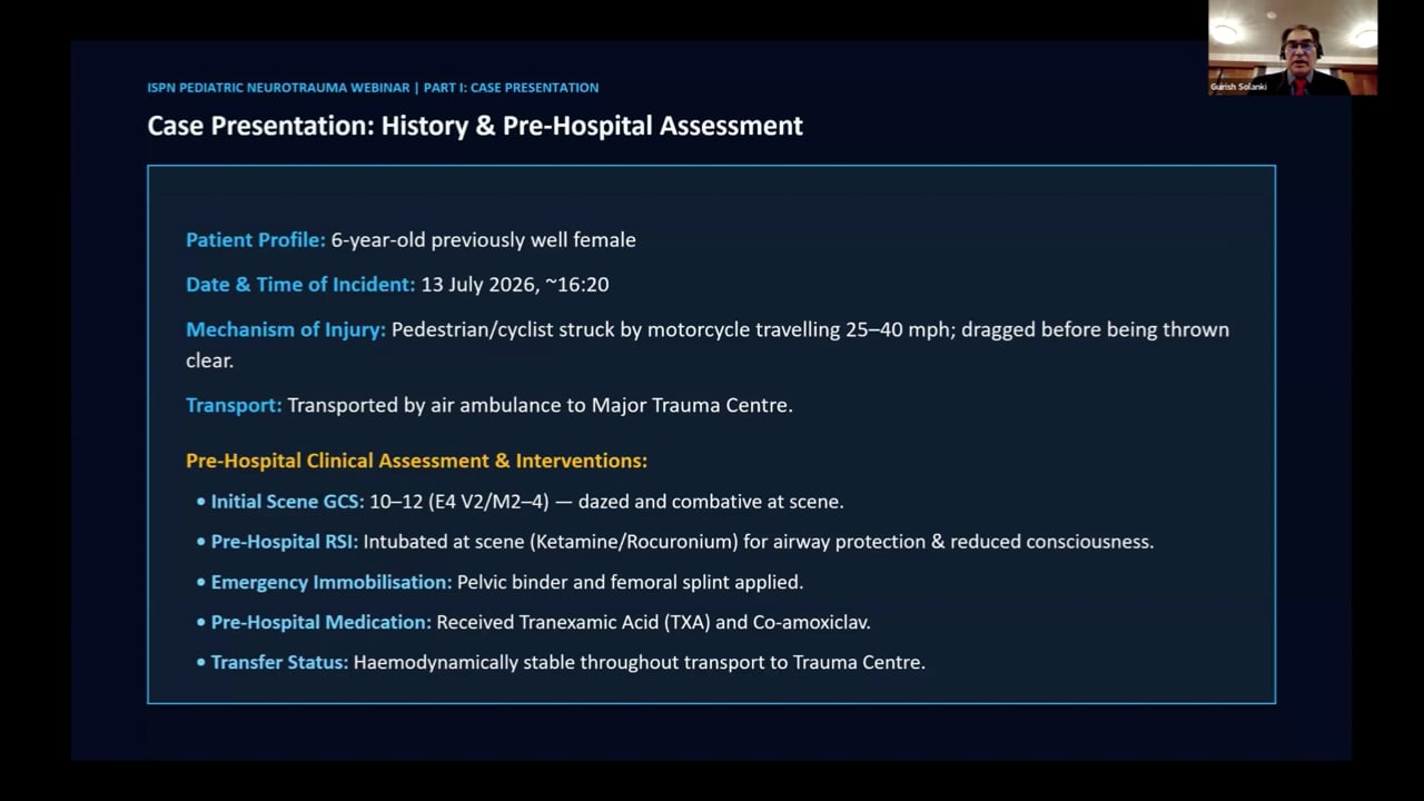 ISPN Webinar 7/26 – Pediatric Neurotrauma – A Case Discussion “Mild” TBI