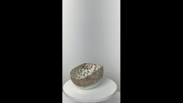 Bowl de Murano Marfim com Tela Avventurina Yalos