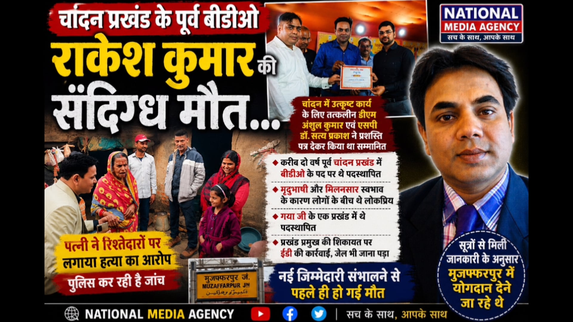 चांदन के पूर्व BDO राकेश कुमार की देवघर में संदिग्ध मौत! परिजनों ने लगाया हत्या का आरोप, जांच में जुटी झारखंड पुलिस 