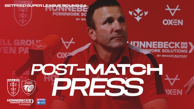 "We've Got To Push Through And Carry On" Toulouse Post-Match Press - Willie Peters