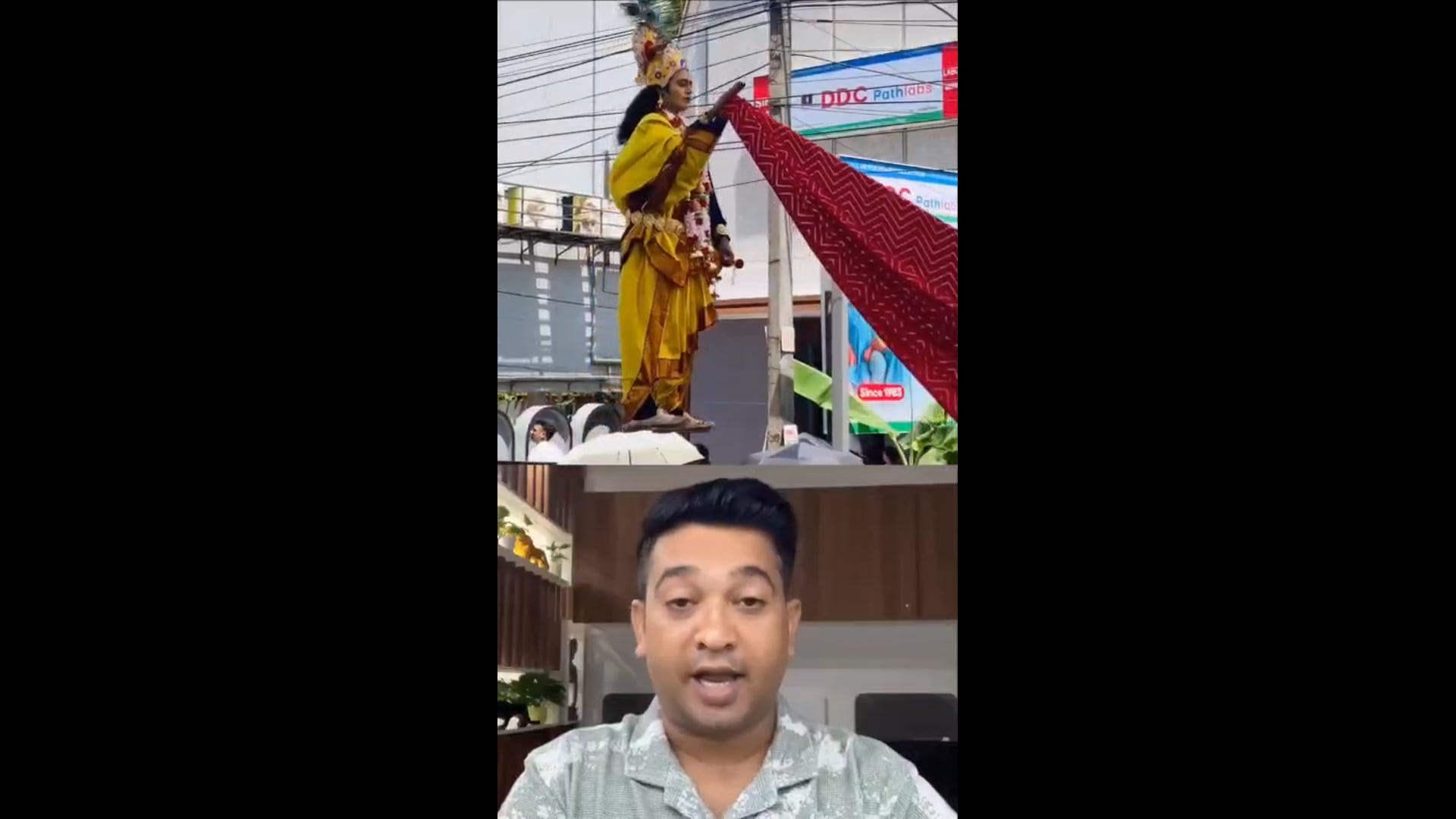 *केरल की इस अदभुत झांकी ने सभी का मन मोह लिया, द्रोपदी चीर हरण का दृश्य बनानें वाले इस आश्चर्य चकित कर देने वाले कलाकार को हृदय से प्रणाम आप भी इस झांकी का अवलोकन करें। जय हो श्री राधे कृष्णा