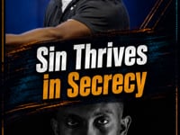 “Sin Thrives In Secrecy” | #porn #pornography #temptation #sin #confess #isolate #isolation #shorts