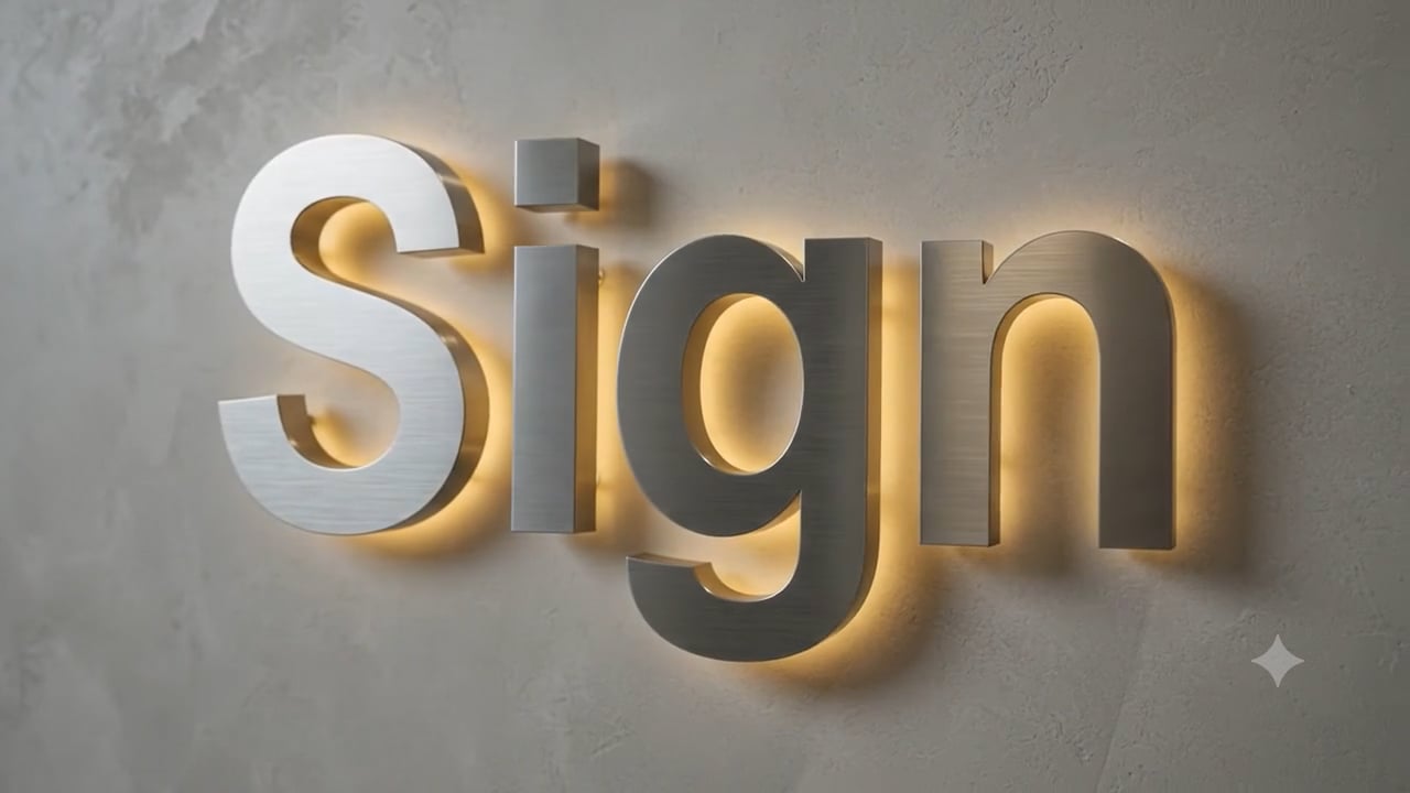 Metal Letters — video