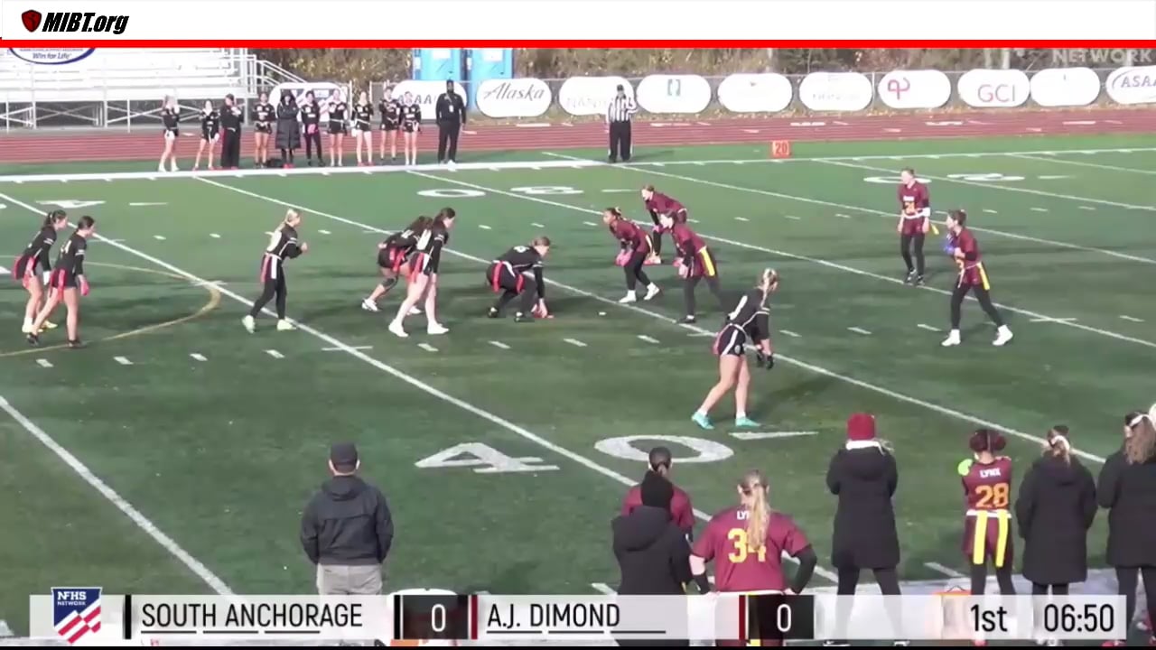 Flag Football-Illegal contact against defense-Penalty Enforcement-offensive team options
