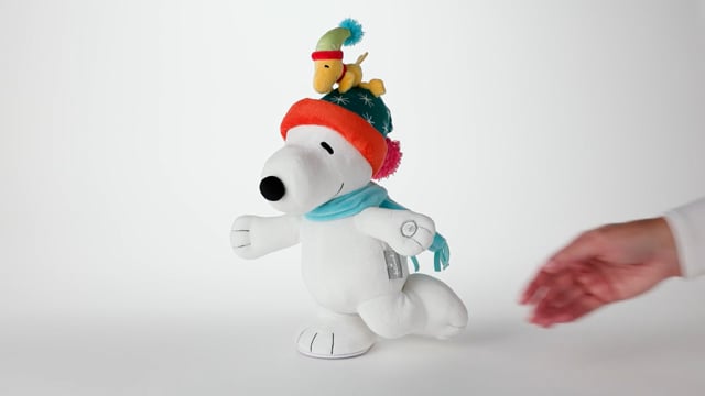 Peanuts® Snoopy Ice Skating Plush With Sound and Motion, 12