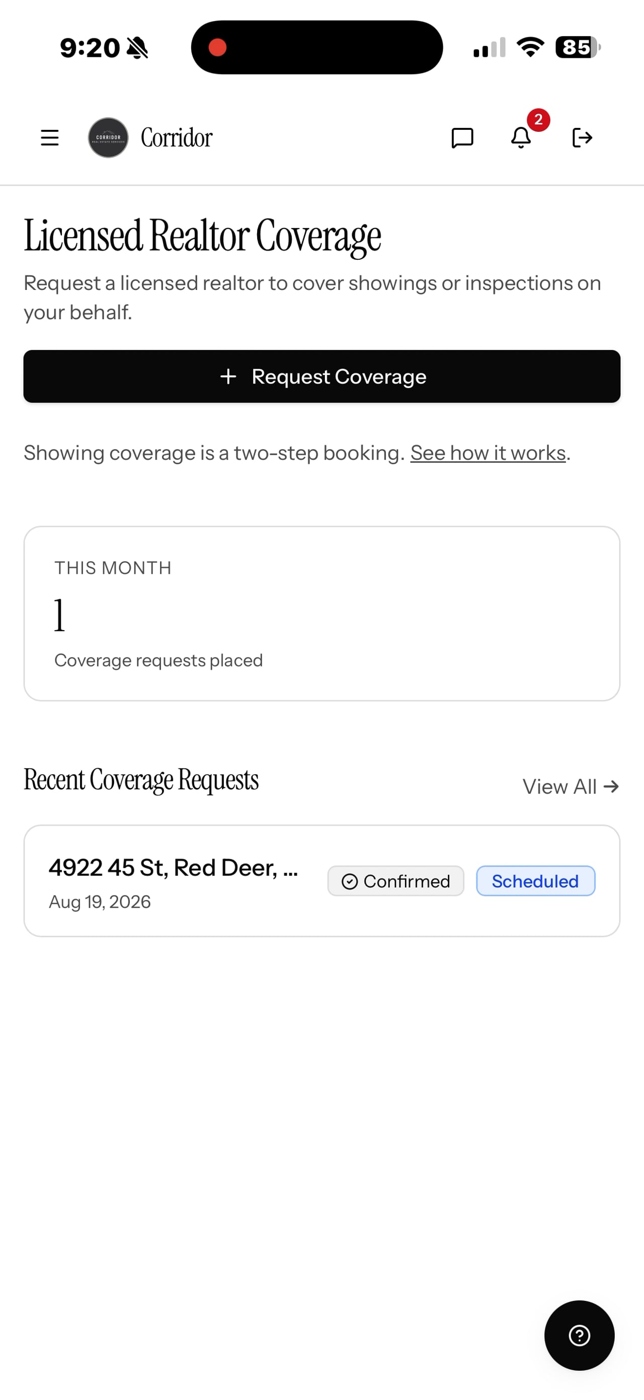Inspection Coverage Request tutorial thumbnail