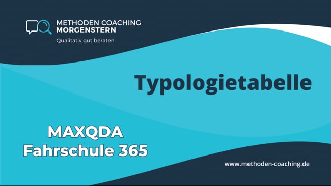 Typologietabelle