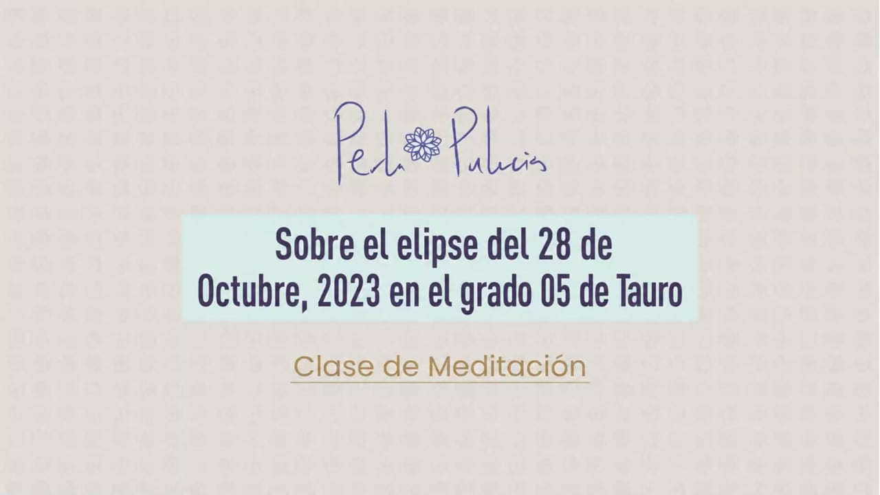 Sobre el eclipse del 28 de octubre, 2023 en el grado 05 de Tauro