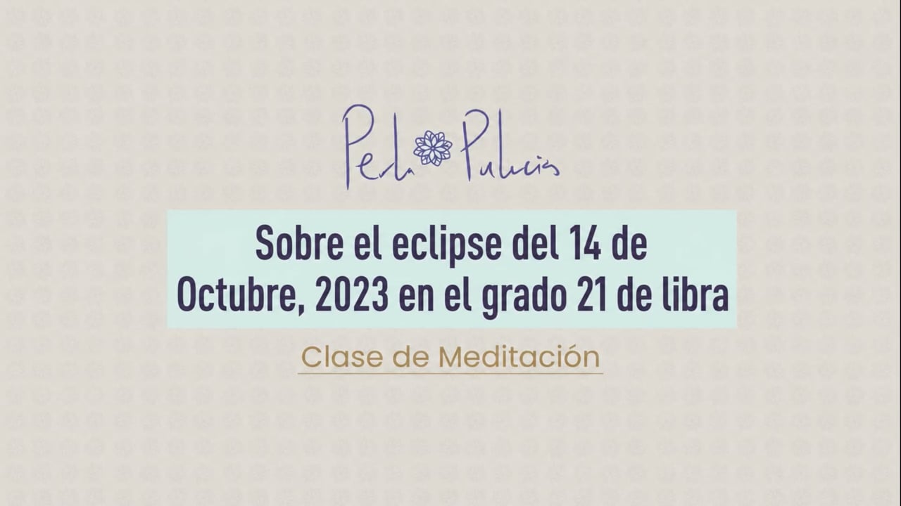 Sobre el eclipse del 14 de octubre, 2023 en el grado 21 de libra