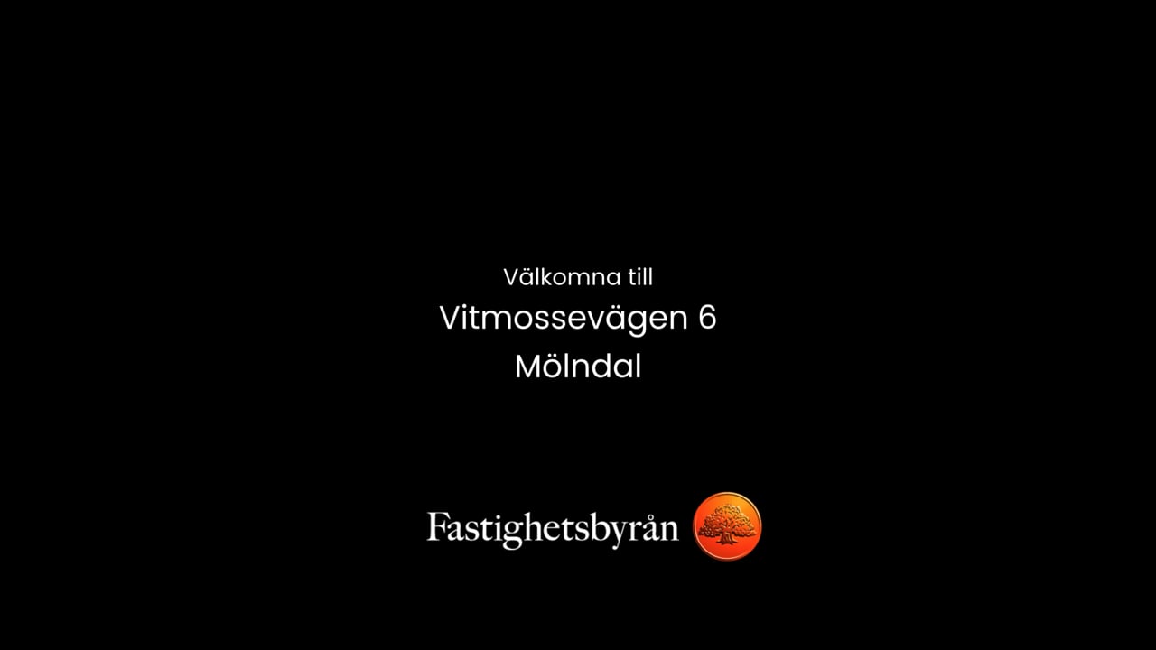 8 rum Villa på Vitmossegatan 6 Södermalm Mölndals kommun - video