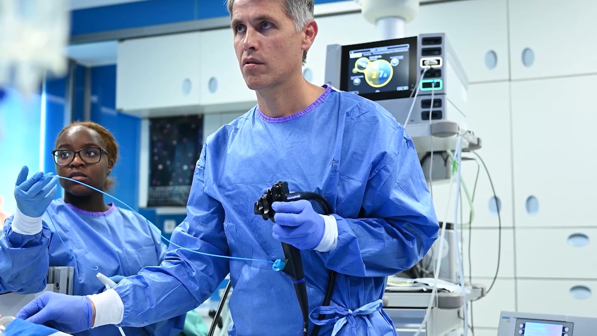 ESD, gastric, for stomach neoplasia, with HYBRIDknife® flex, I-Type