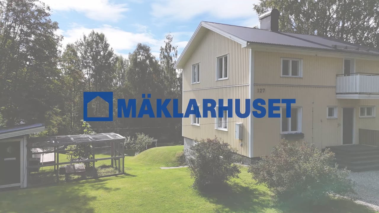 6 rum Villa på Hörnäsvägen 127 Överhörnäs Örnsköldsviks kommun - video
