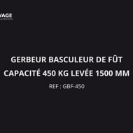 Gerbeur basculeur de fût