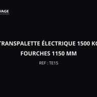 Transpalette électrique batterie plomb