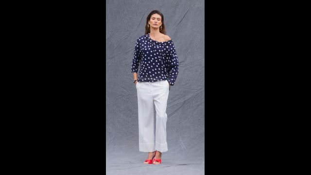 Blusa Degagê Poá Lucia
