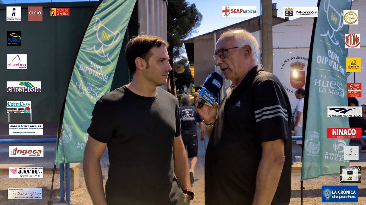 COPA  DIPUTACIÓN PROVINCIAL DE HUESCA  SEMIFINAL  SD GURREA 1-2 AT.MONZÓN    JAEL GILART ( ENTRENADOR SD GURREA )