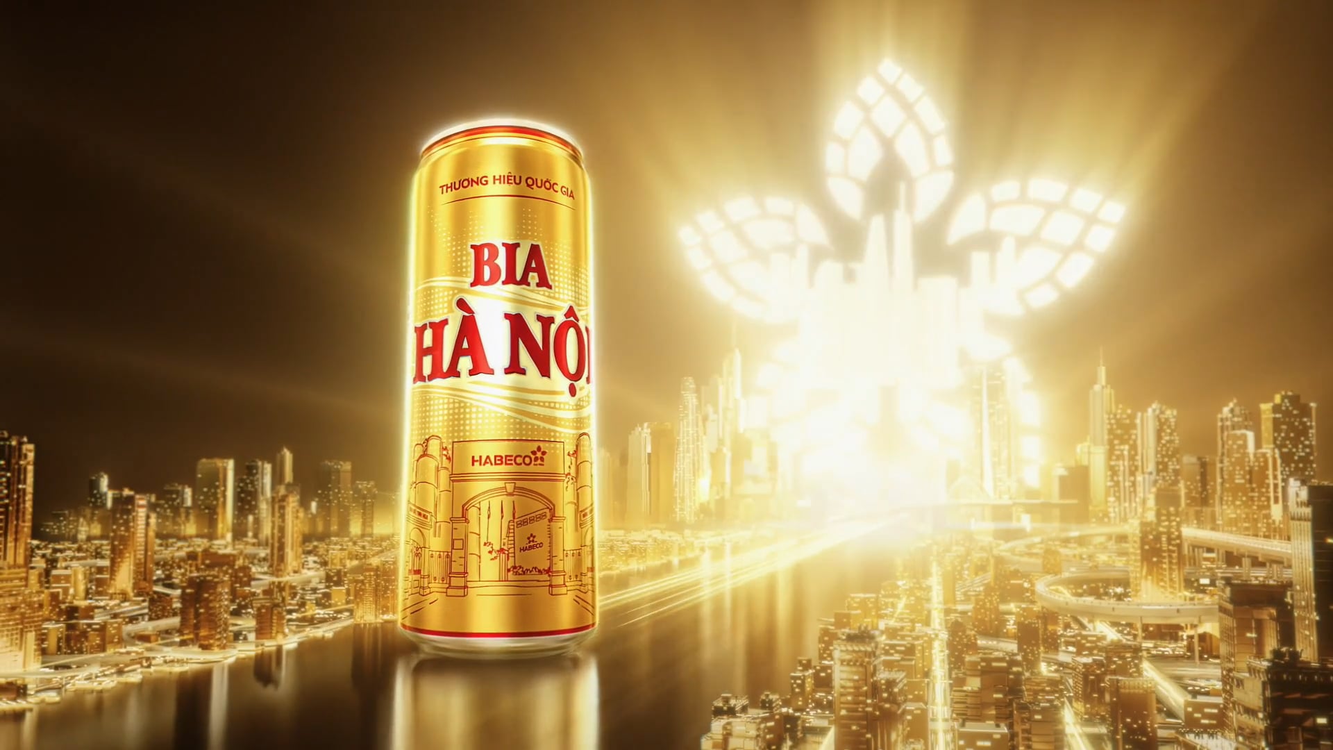 BIA HA NOI - HANOI BEER - SLEEK CAN - CGI TVC
