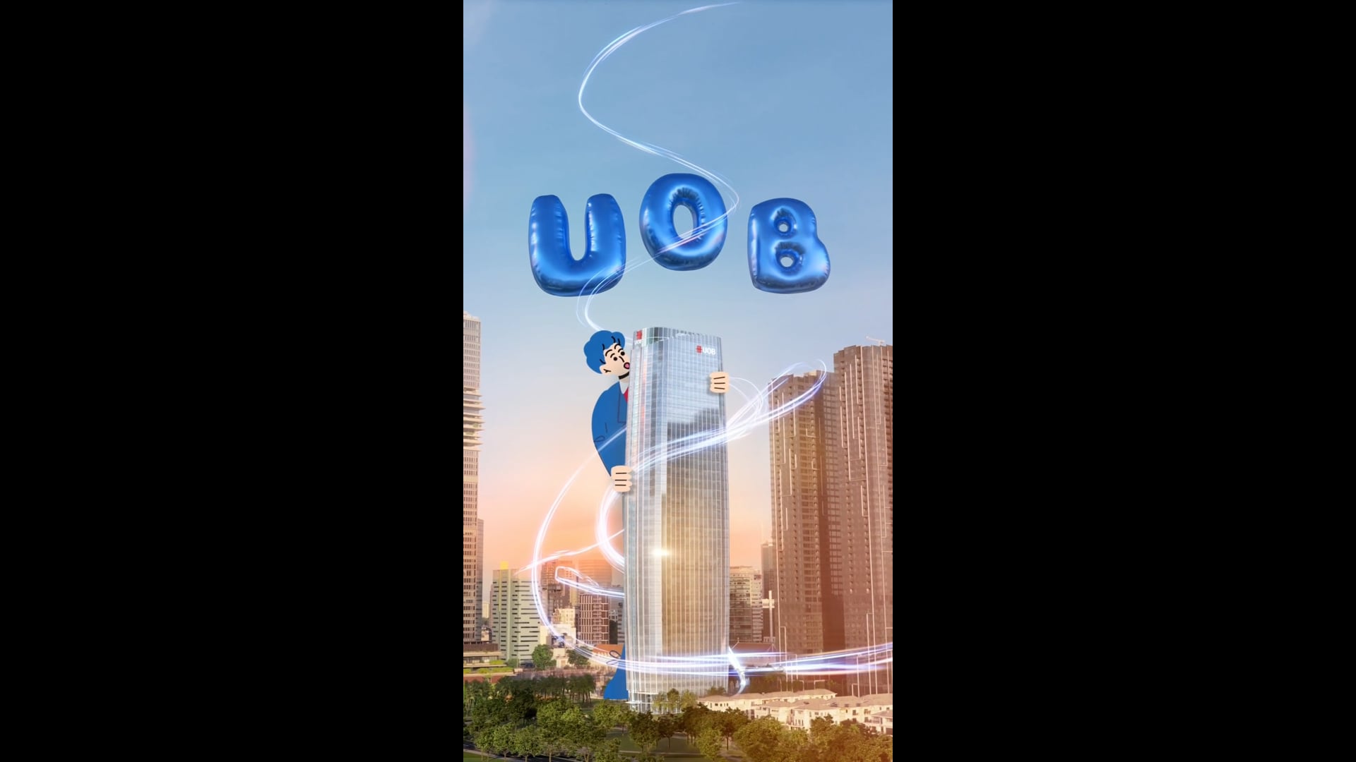 UOB PLAZA VIETNAM - NEW HEADQUATER GROUNDBREAKING FOOH STUNT