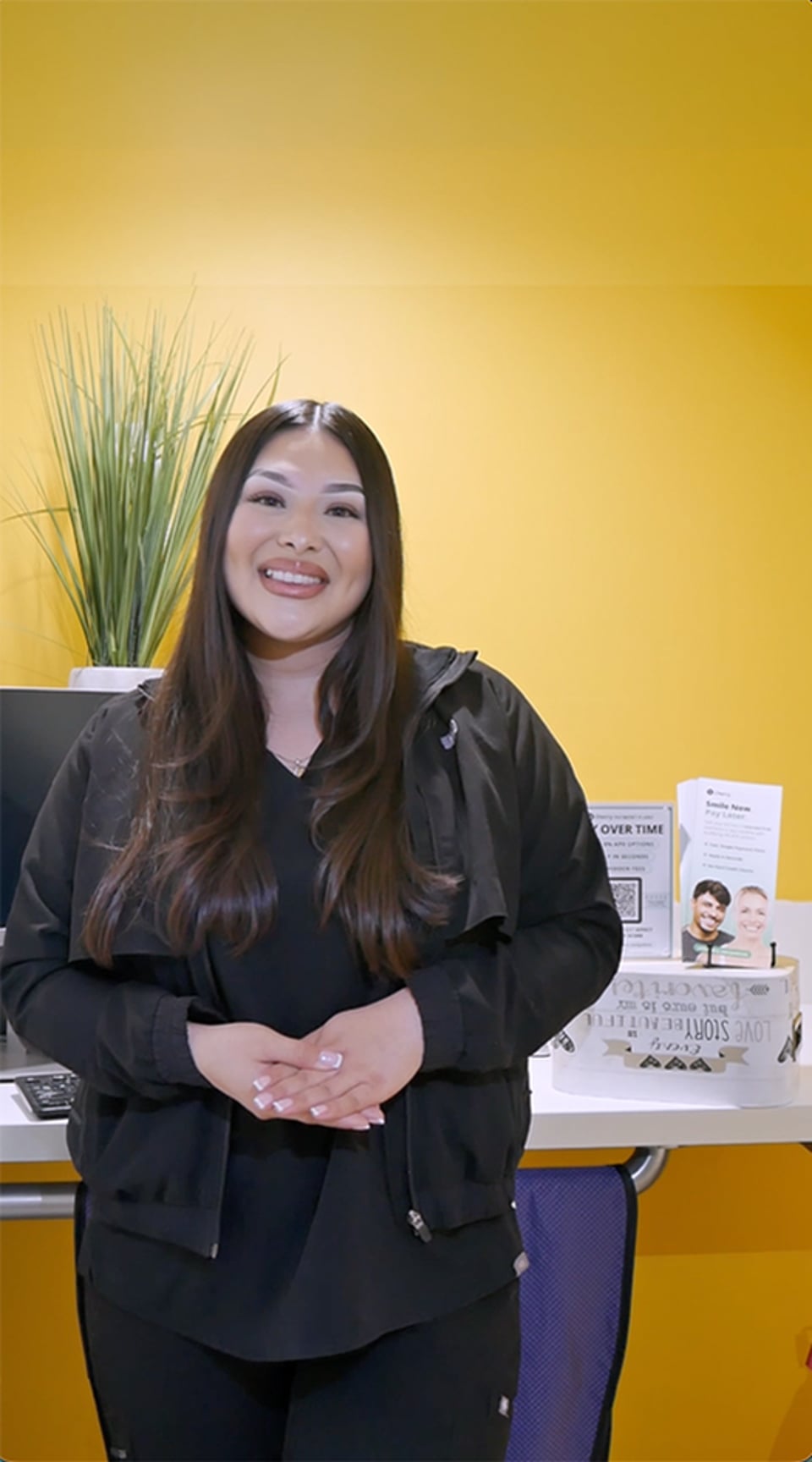 Watch treatment coordinator Britney Castaneda explain how Cherry's 90% approval rate and soft credit check lifted treatment acceptance in West Covina, CA.