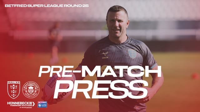 "It's a Great Opportunity" Wigan Warriors Pre-Match Press - Willie Peters