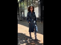PHILIPPA LONDON FREYA LEATHER COAT
