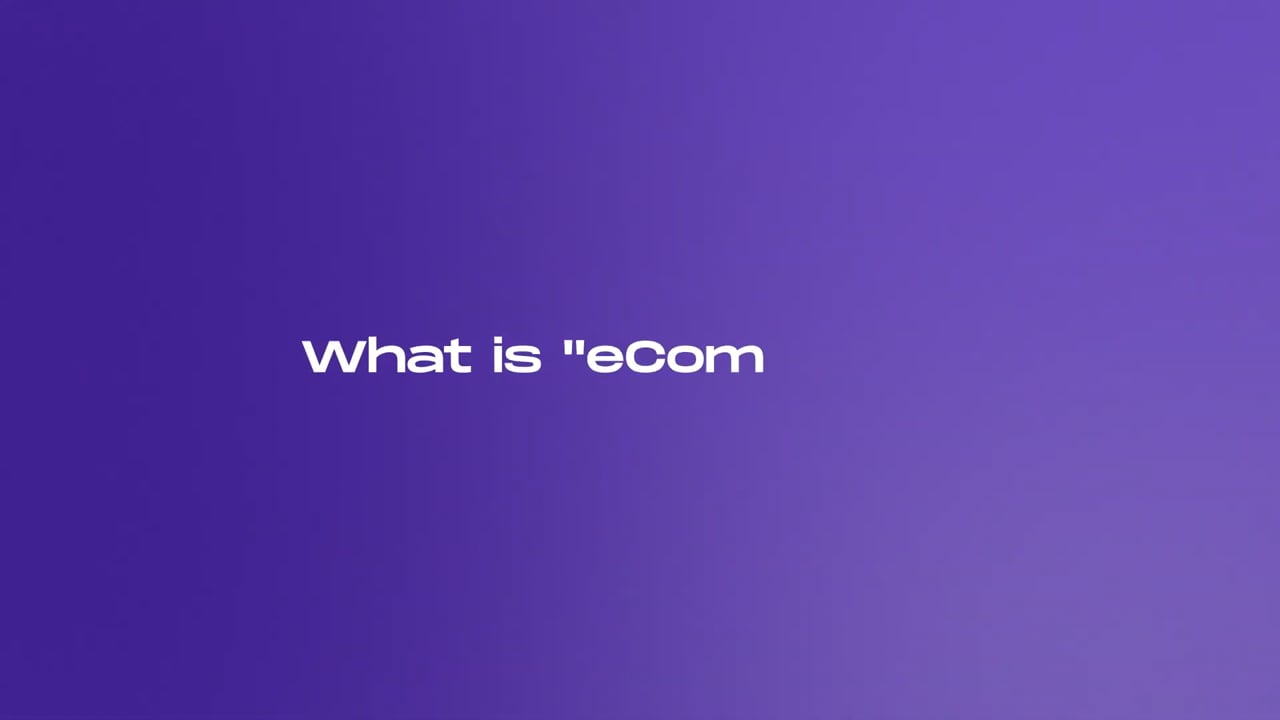Ecom Orbit course promotion video preview