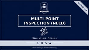 206 Multi-Point Inspection – Need
