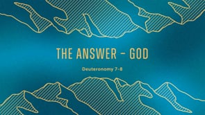 The Answer – God