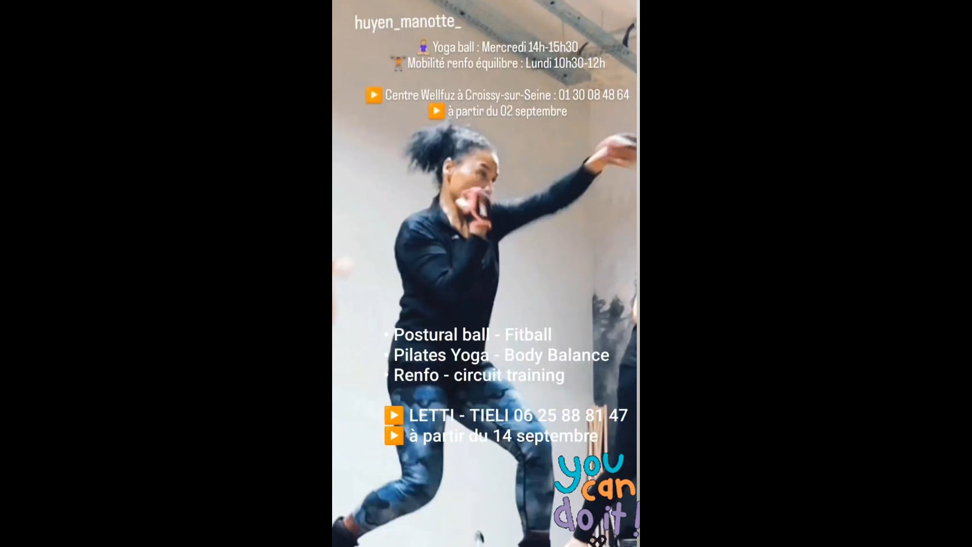 Yoga - Pilates_cardio-renfo_mobilité_freestyle, Cie Letti-Tieli avec Huyen Manotte
