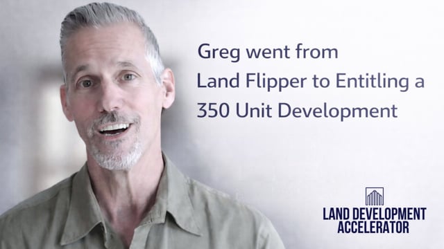 Greg, Land Development Accelerator member