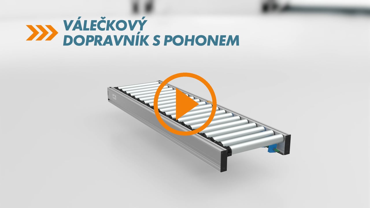 Válečkový dopravník s pohonem | Robotunits