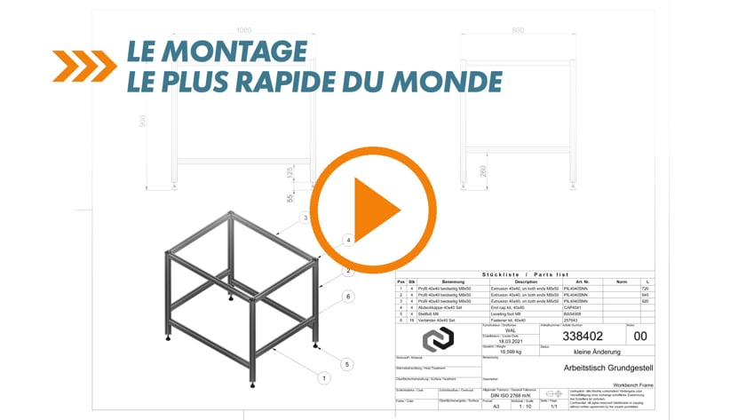 Technique de profilés et d'assemblage, Robotunits