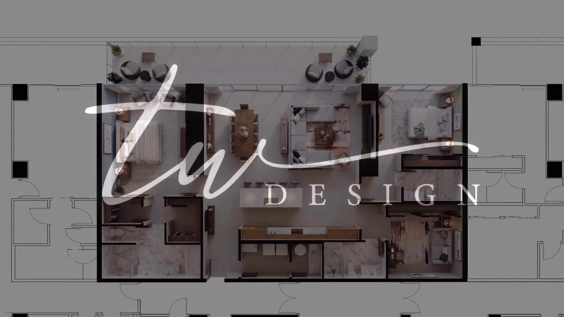 Preview of The Pendry interior design project film