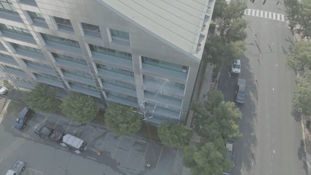 Metal Panel Building Cleaning