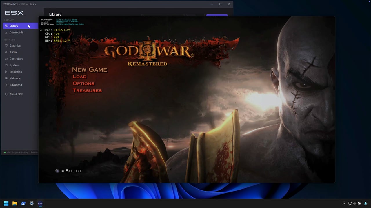 God of War III - ESX Benchmark