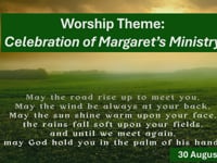 Worship for August 30th 2026