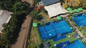 Gradins pour tournoi de padel