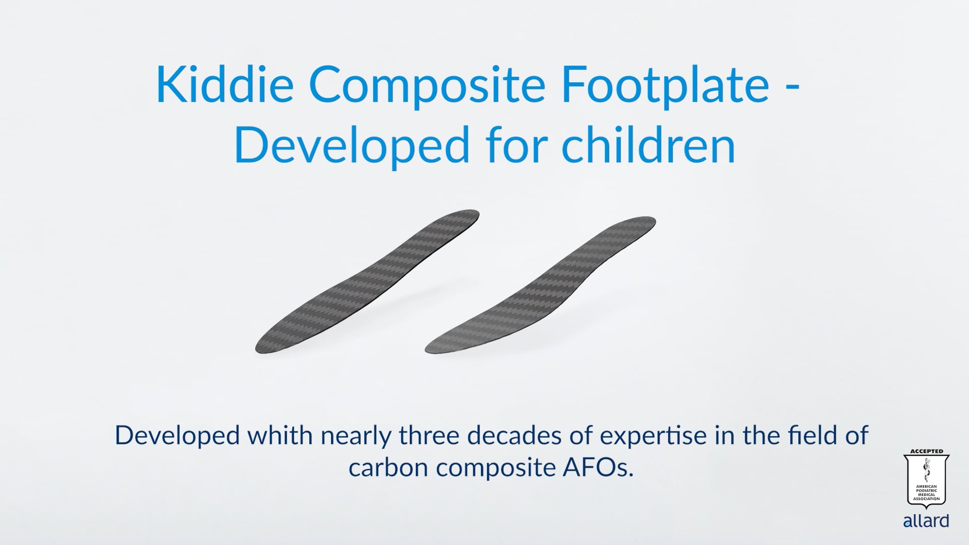 Product movie Kiddie Composite Footplates