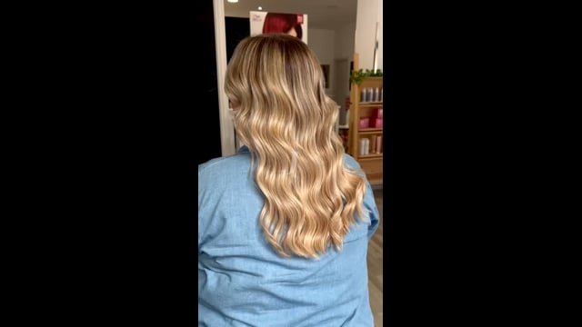 Video Degradé Biondo Chiaro Dorato