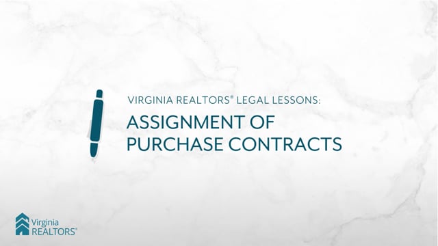Assignment of Purchase Contracts