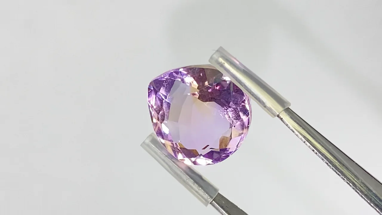 宝石質アメトリン AAA ルース ファセットカット 1個 NO.81【1点もの