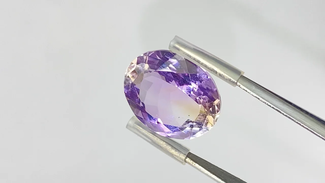 アメトリン【高品質】 宝石質アメトリン AAA ルース ファセットカット 1個 NO.82【1点もの