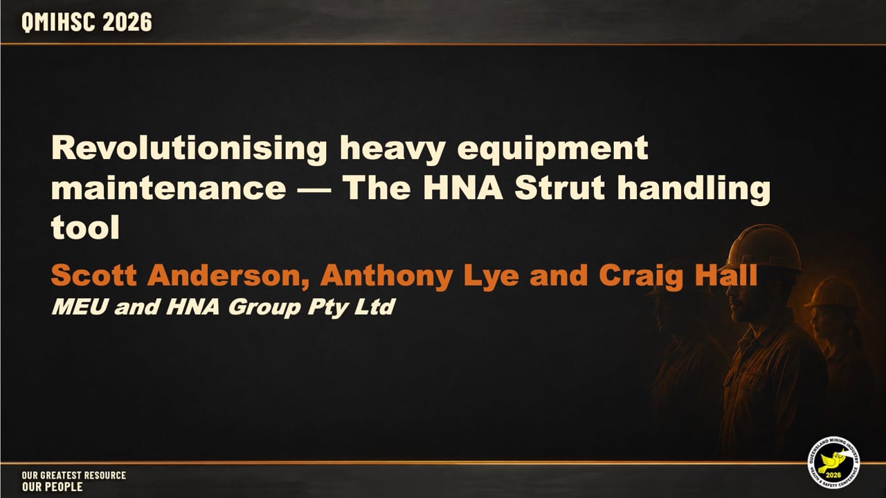 Anderson, Lye & Hall - Revolutionising heavy equipment maintenance — The HNA Strut handling tool