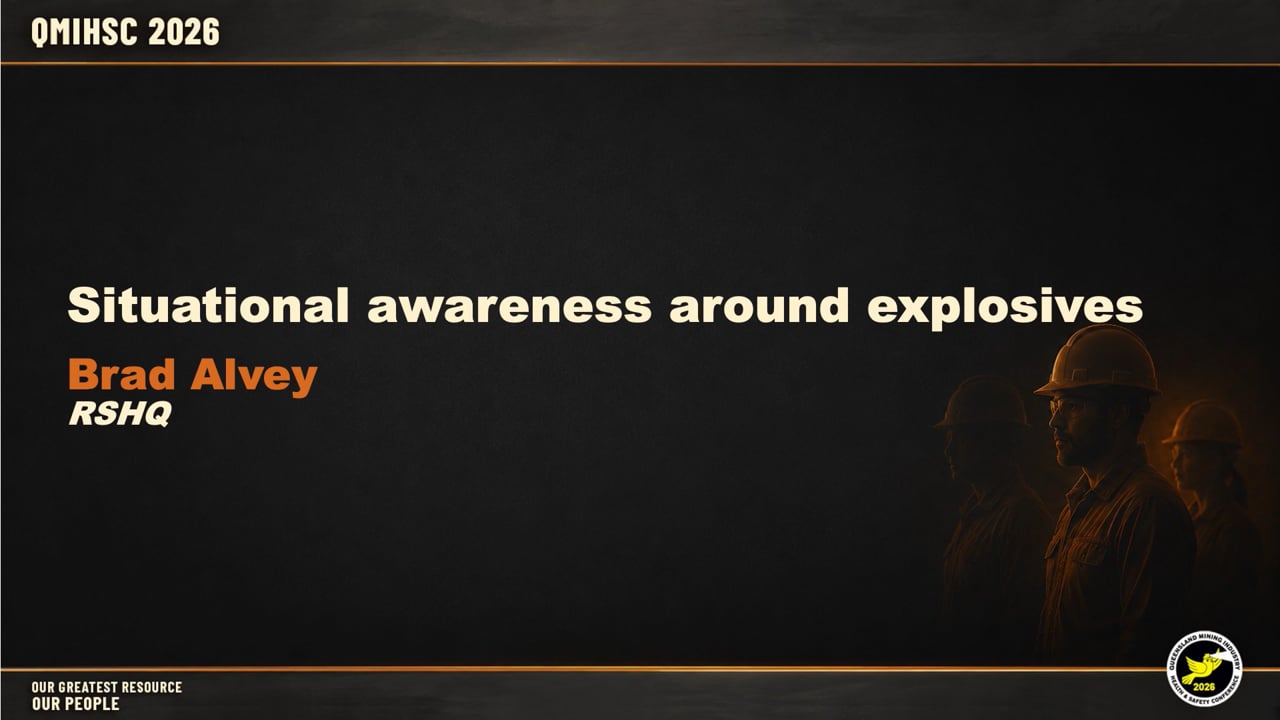 Alvey - Situational awareness around explosives