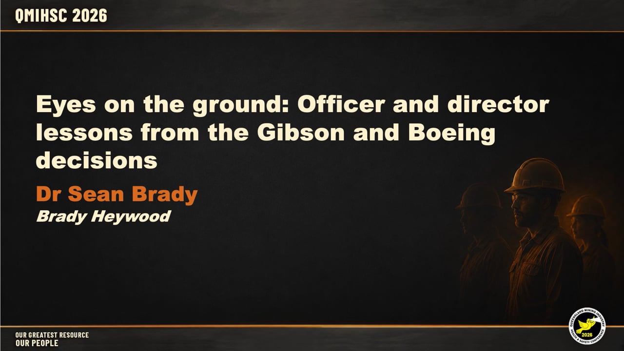 Brady - Eyes on the ground: Officer and director lessons from the Gibson and Boeing decisions