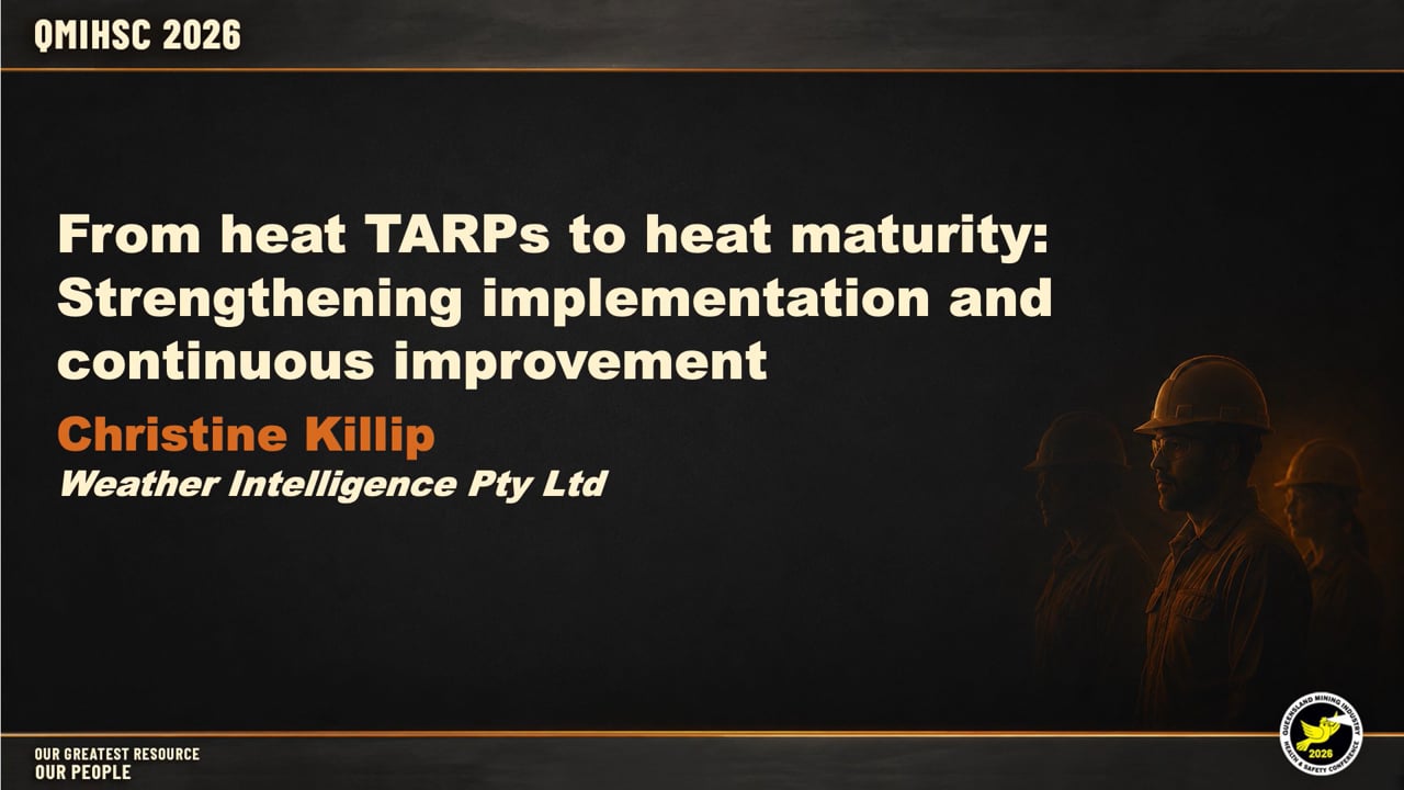 Killip - From heat TARPs to heat maturity: Strengthening implementation and continuous improvement