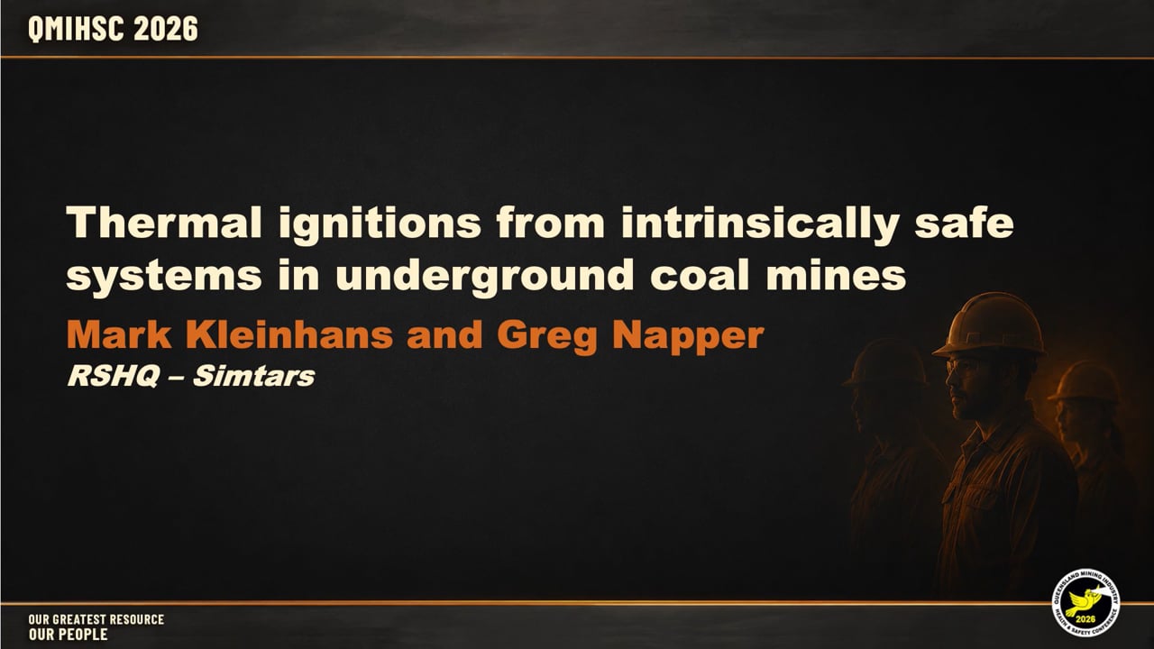 Kleinhans & Napper - Thermal ignitions from intrinsically safe systems in underground coal mines