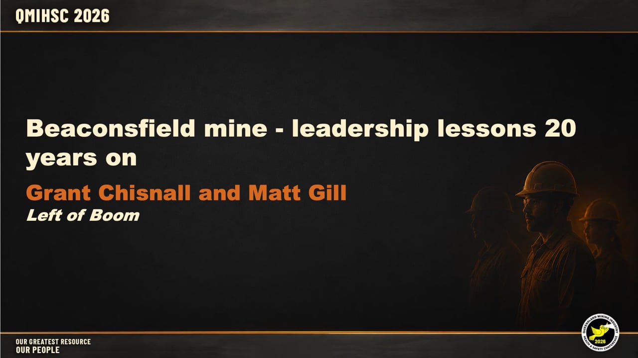 Chisnall & Gill - Beaconsfield mine - leadership lessons 20 years on