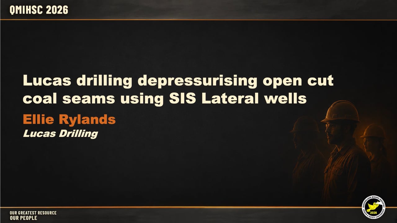 Rylands - Lucas drilling depressurising open cut coal seams using SIS Lateral wells