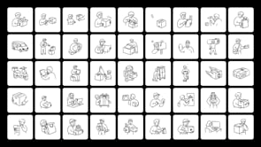 Animated Delivery HandDrawn Doodles, an Outline Icon by Vectors Market (Thumbnail 4 of 4)